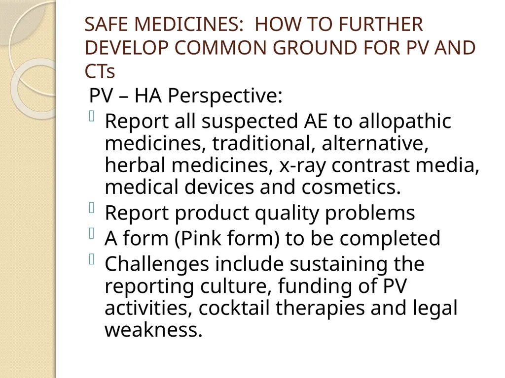 AFRICA REGULATORY CONFERENCE FEEDBACK DR DORCAS - slide 24 of 29