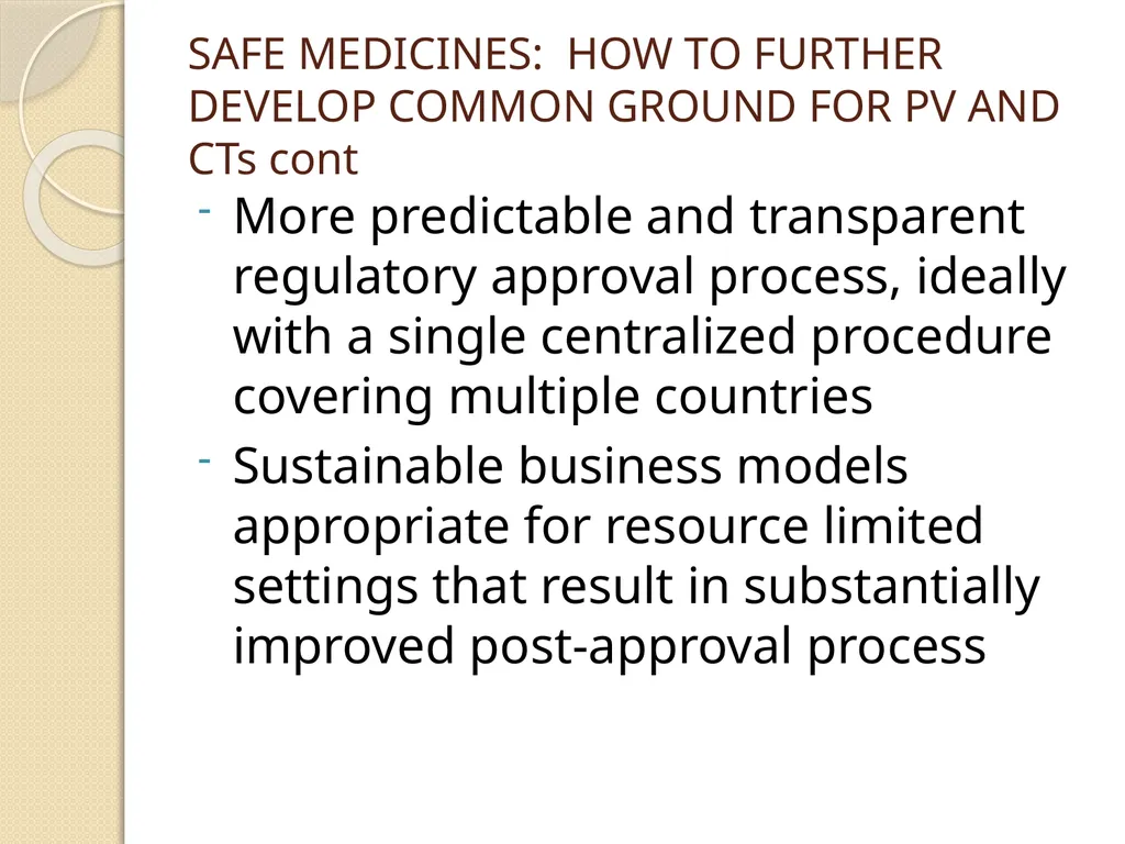 AFRICA REGULATORY CONFERENCE FEEDBACK DR DORCAS - slide 28 of 29