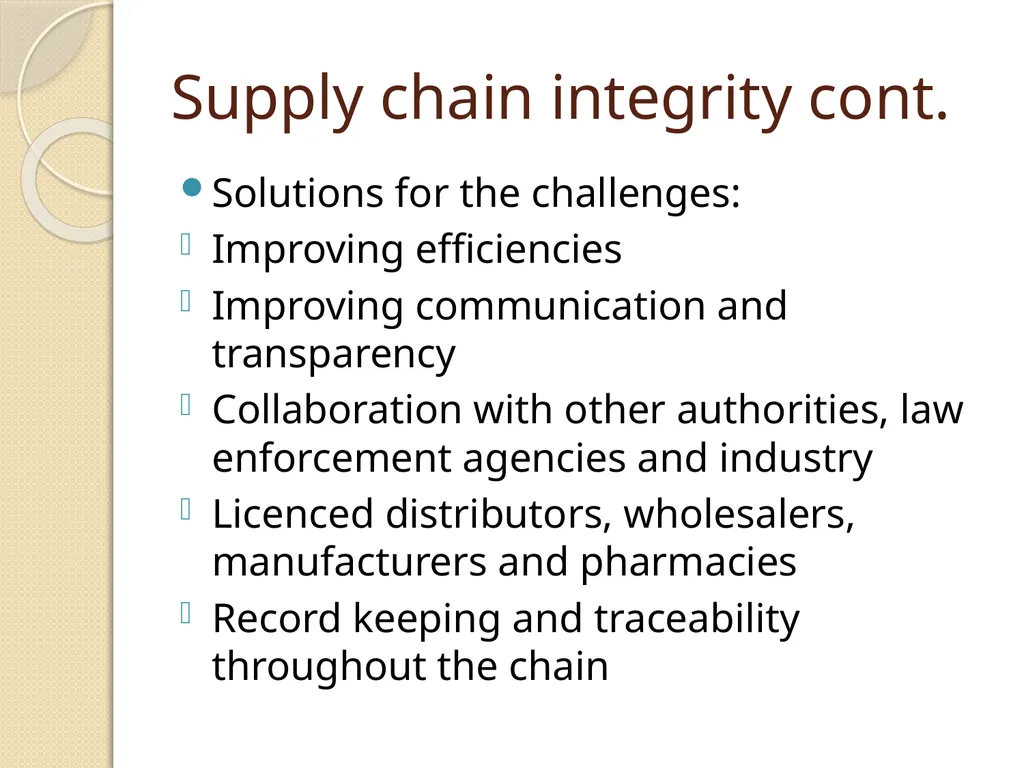 AFRICA REGULATORY CONFERENCE FEEDBACK DR DORCAS - slide 6 of 29
