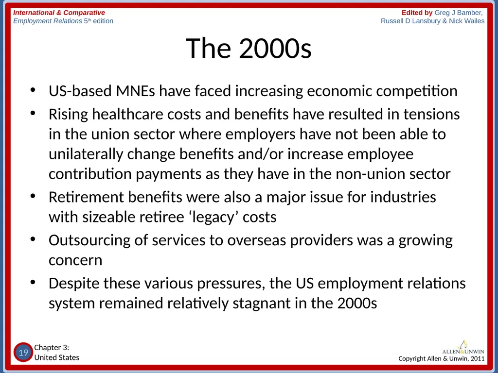 CHAPTER 3 Employment Relations in the United - slide 19 of 22