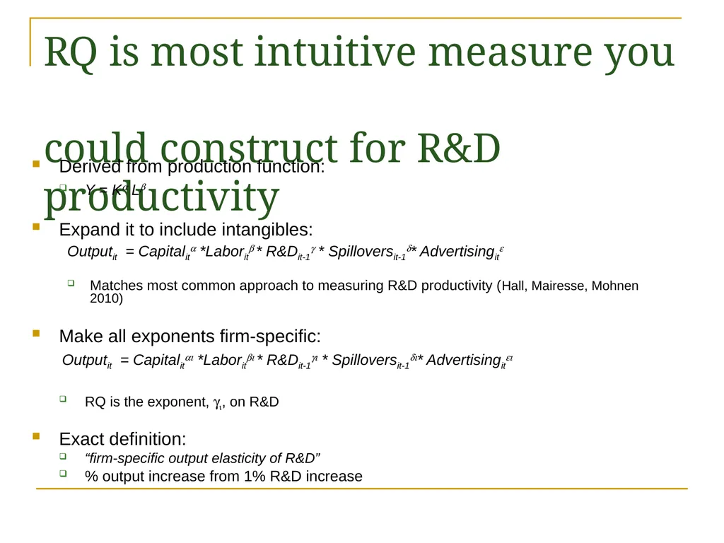 Outsourced R&D and GDP Growth Anne Marie Knott - slide 6 of 18