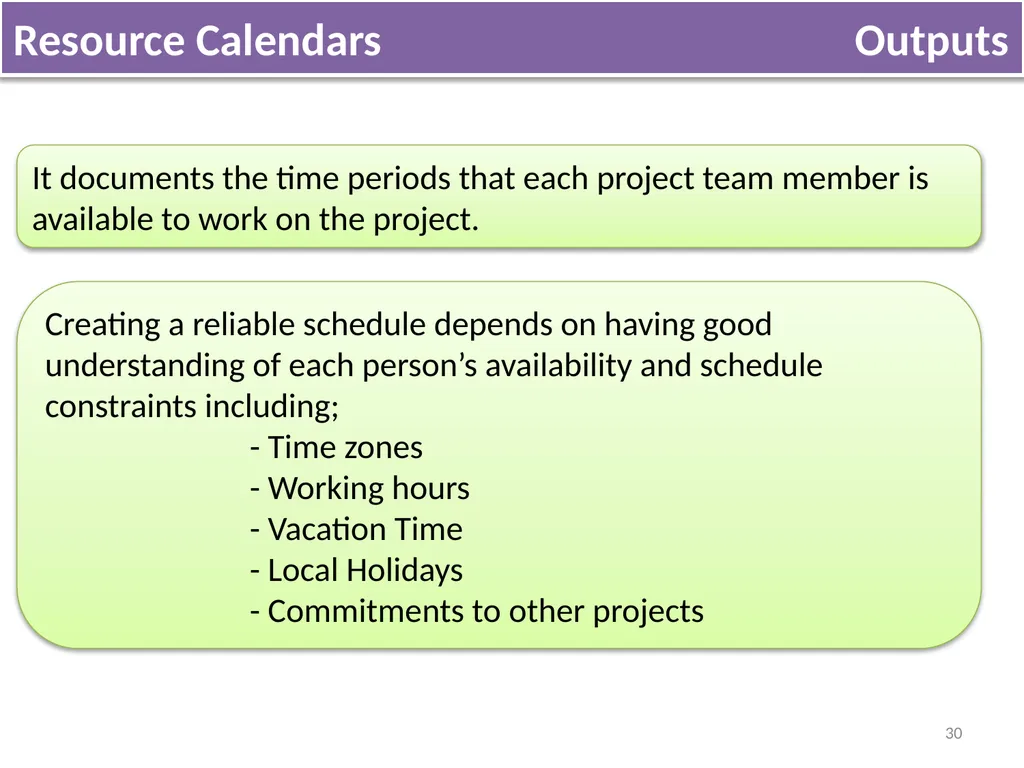 Lecture 5 Acquire Project Team OVERVIEW Acquiring - slide 30 of 31