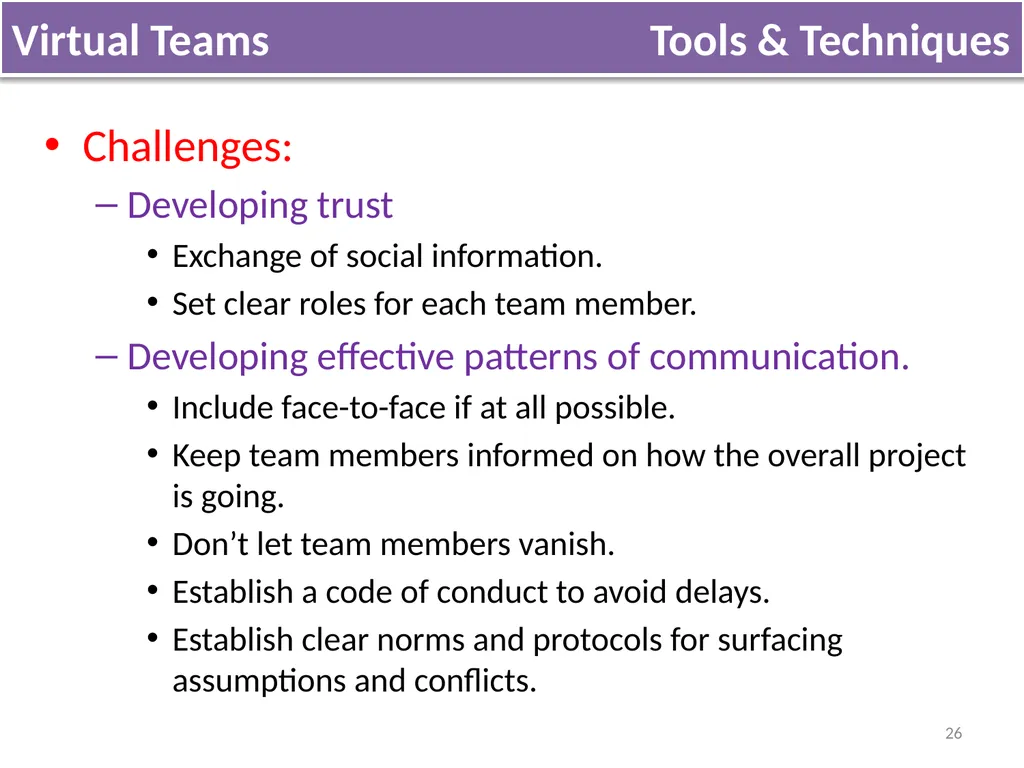 Lecture 5 Acquire Project Team OVERVIEW Acquiring - slide 26 of 31