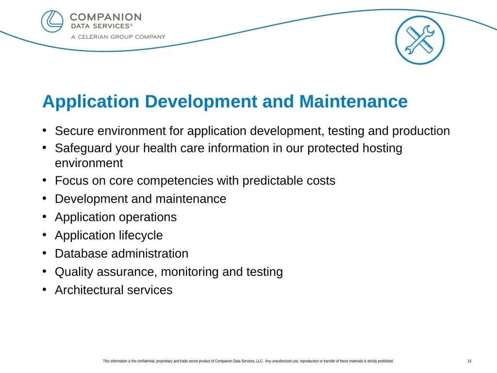 Overview of Companion Data Services, LLC Lola - slide 14 of 17