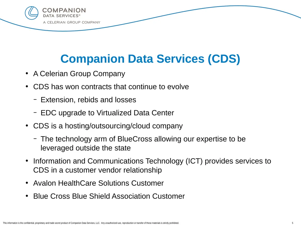 Overview of Companion Data Services, LLC Lola - slide 5 of 17
