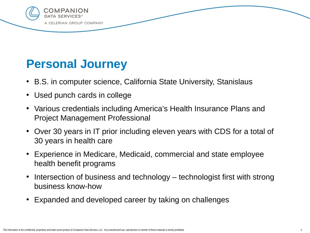 Overview of Companion Data Services, LLC Lola - slide 2 of 17