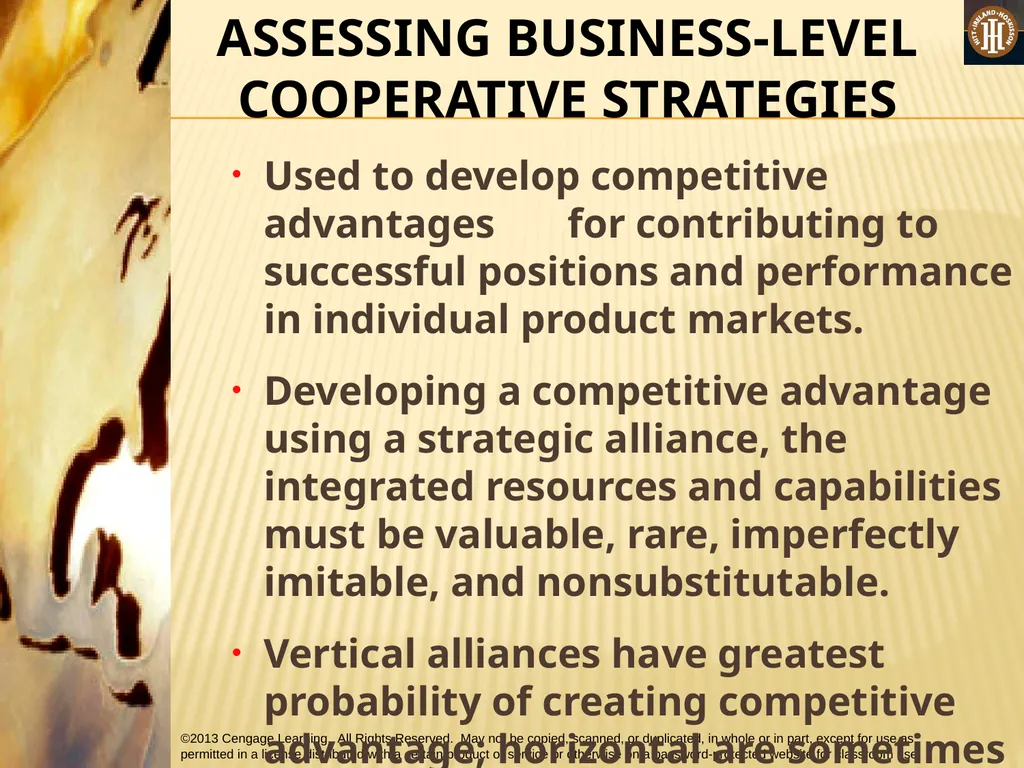 PART 2: STRATEGIC ACTIONS: STRATEGY FORMULATION - slide 38 of 57