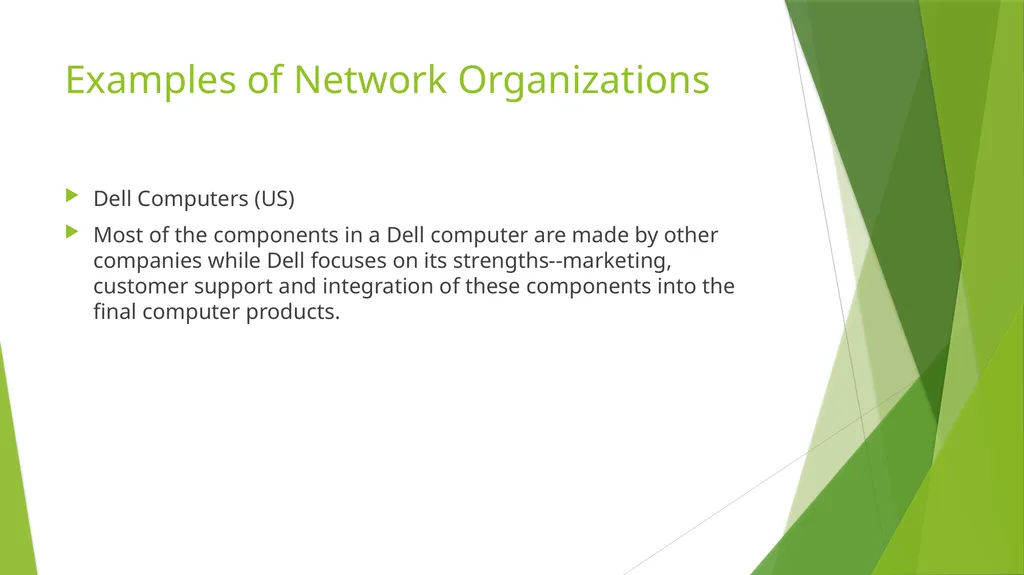 NETWORK ORGANIZATIONS ORHAN BALIKÇI Introduction - slide 14 of 16