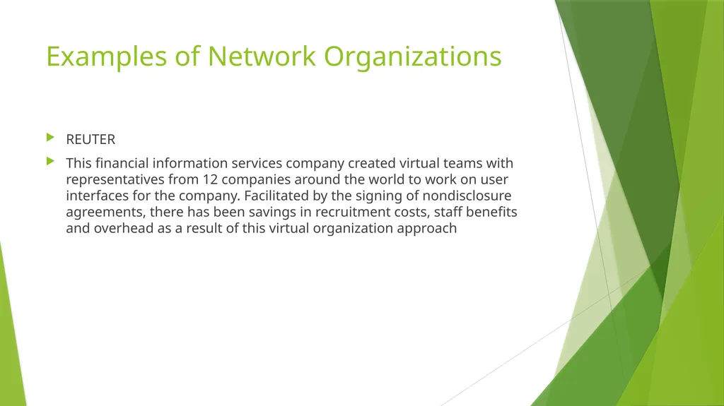 NETWORK ORGANIZATIONS ORHAN BALIKÇI Introduction - slide 15 of 16