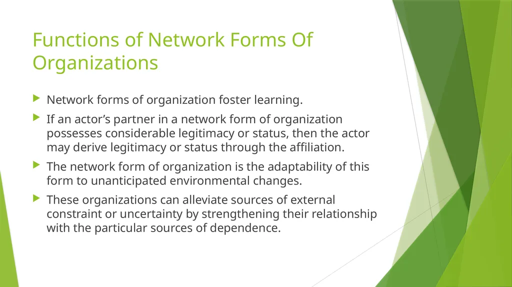 NETWORK ORGANIZATIONS ORHAN BALIKÇI Introduction - slide 5 of 16