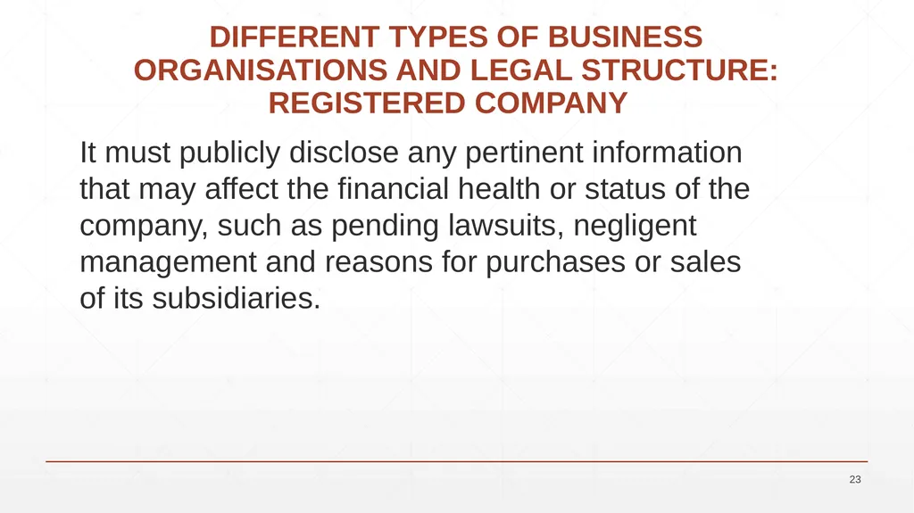 UNIT 7: BUSINESS LAW UNIT CODE: H/617/0736 UNIT 7: - slide 23 of 32