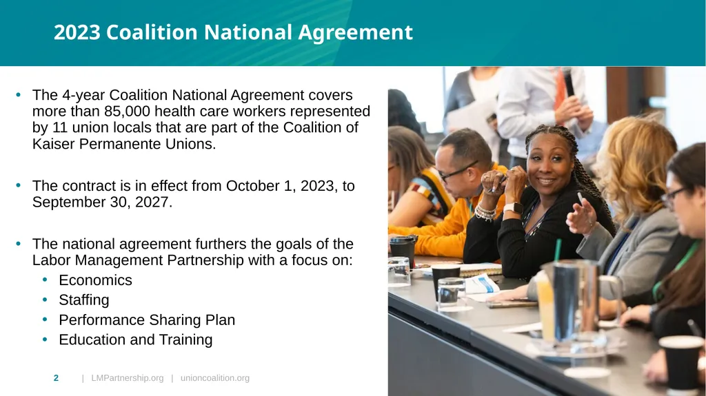 2023 Coalition National Agreement Highlights - slide 2 of 13
