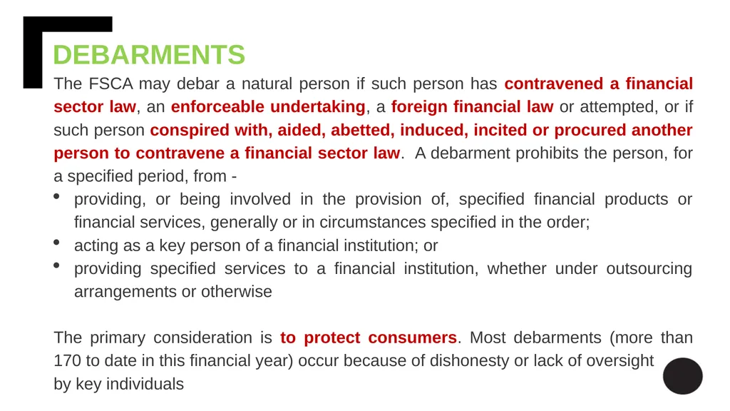 INTRODUCTION The Enforcement Division (Division) - slide 7 of 22
