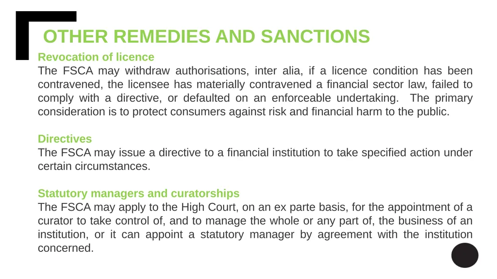 INTRODUCTION The Enforcement Division (Division) - slide 8 of 22