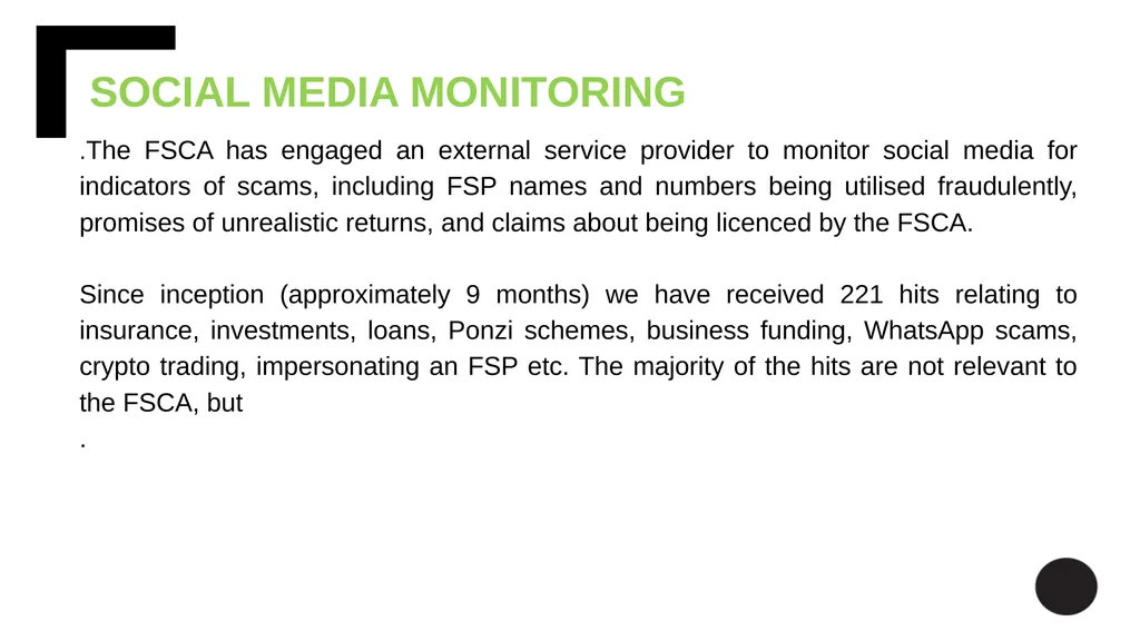 INTRODUCTION The Enforcement Division (Division) - slide 21 of 22