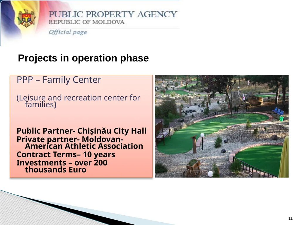 PPP Development Stage in Republic of Moldova - slide 11 of 13