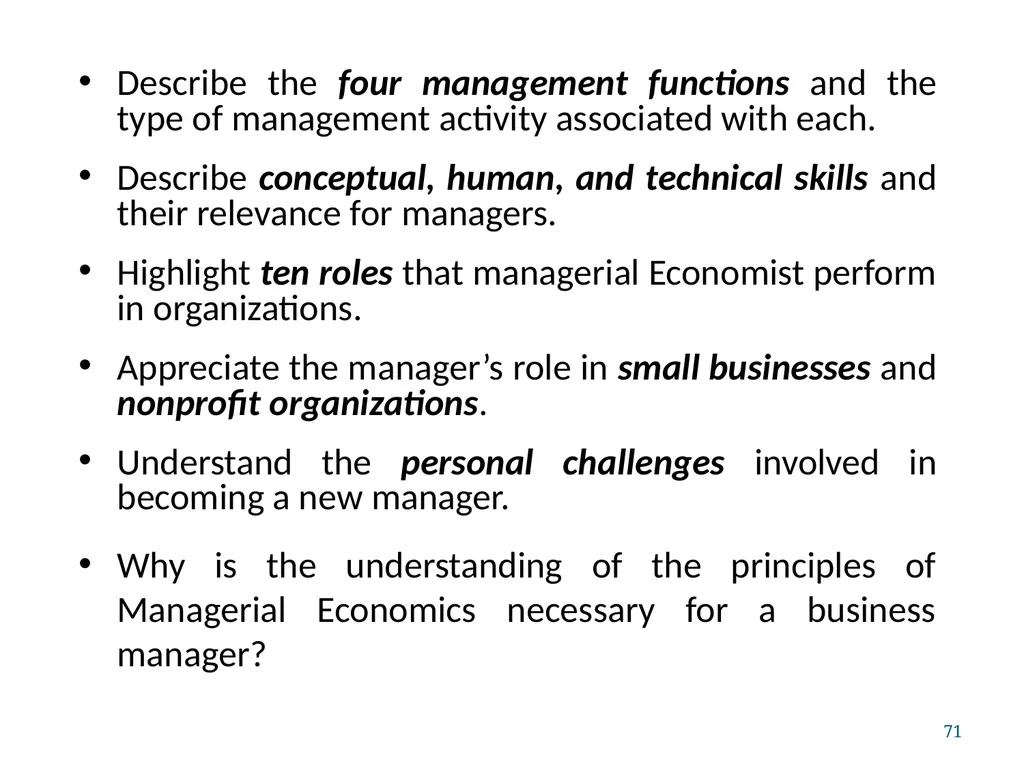 Engineering Law & Managerial Economics (ENG 384) - slide 70 of 76