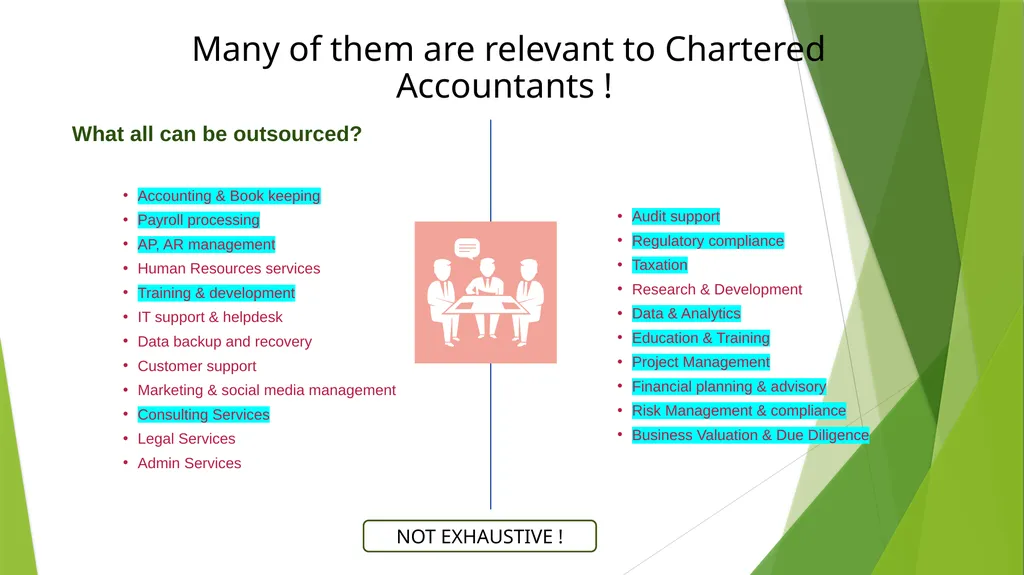 Opportunities for Chartered Accountants in - slide 7 of 13