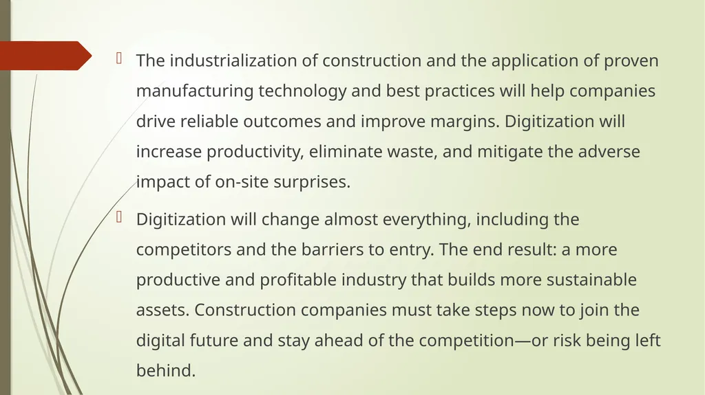 Future challenges in construction By : Ir Hj Mohd - slide 20 of 43
