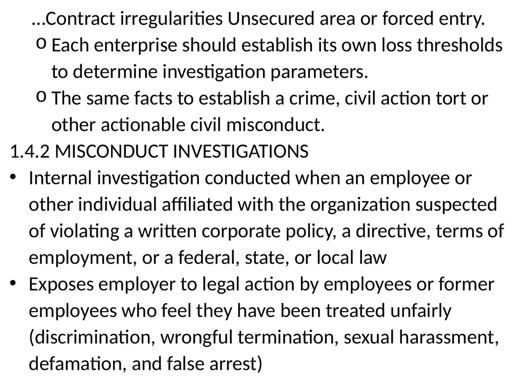 CERTIFIED PROTECTION PROFESSIONAL (CPP) - slide 35 of 177