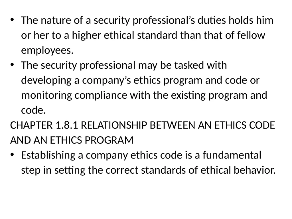 CERTIFIED PROTECTION PROFESSIONAL (CPP) - slide 107 of 177