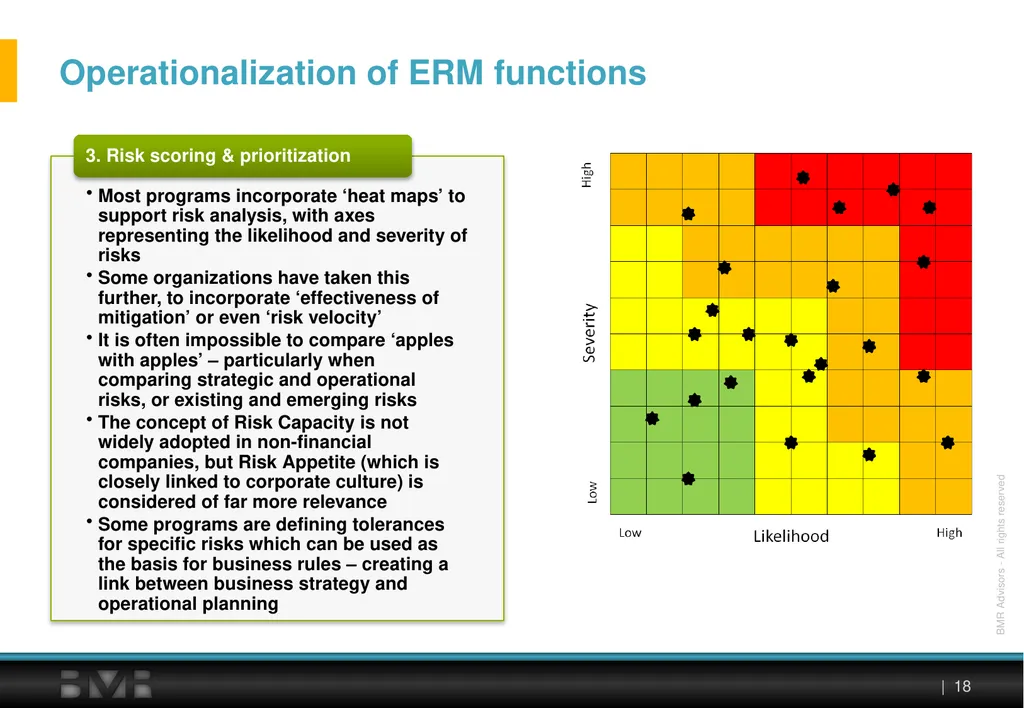 Enterprise Risk Management Insights & - slide 18 of 27