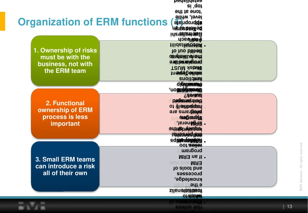 Enterprise Risk Management Insights & - slide 13 of 27