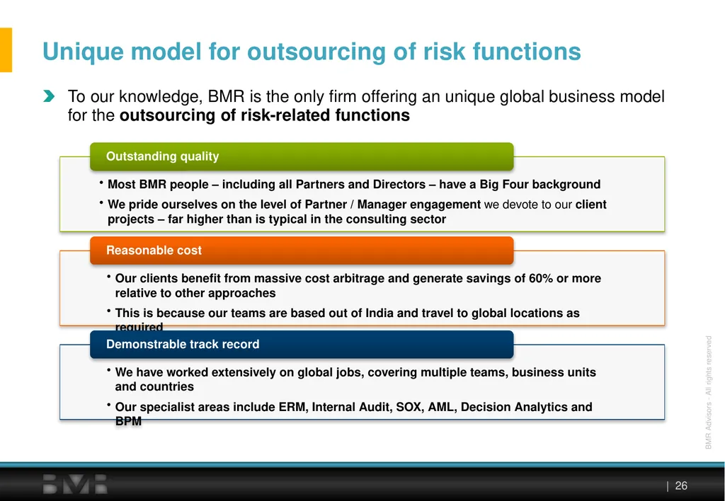 Enterprise Risk Management Insights & - slide 26 of 27