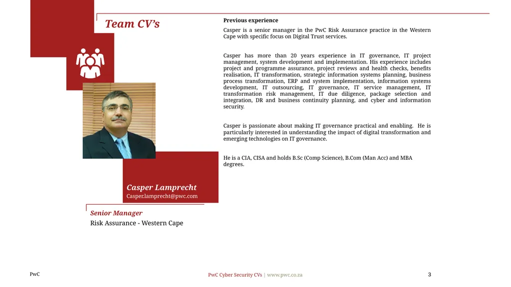 IT Risk Assessment With so many disruptions what - slide 3 of 3
