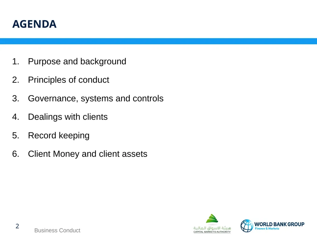 WORKSHOP ON proposed CMA regulations BUSINESS - slide 2 of 17