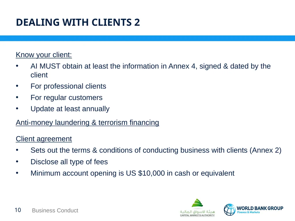 WORKSHOP ON proposed CMA regulations BUSINESS - slide 10 of 17