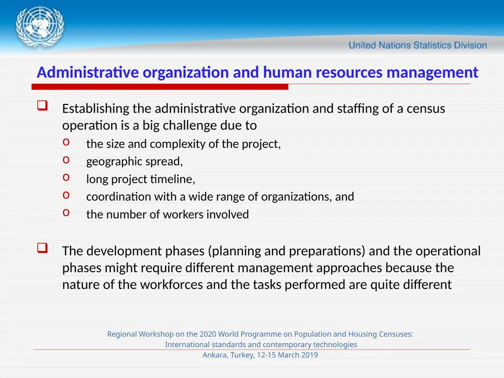 Session 4 Census Planning and Management Meryem - slide 19 of 29