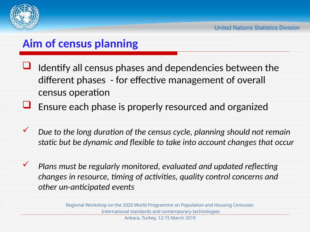 Session 4 Census Planning and Management Meryem - slide 6 of 29