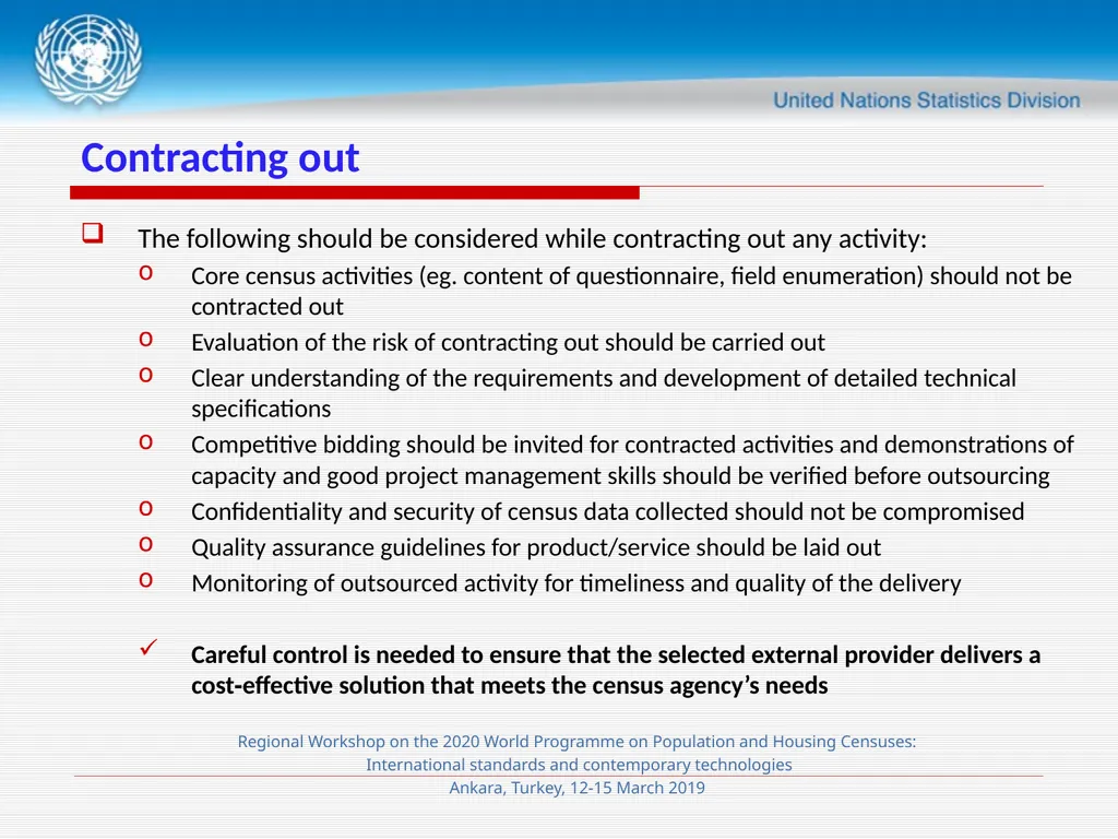 Session 4 Census Planning and Management Meryem - slide 27 of 29