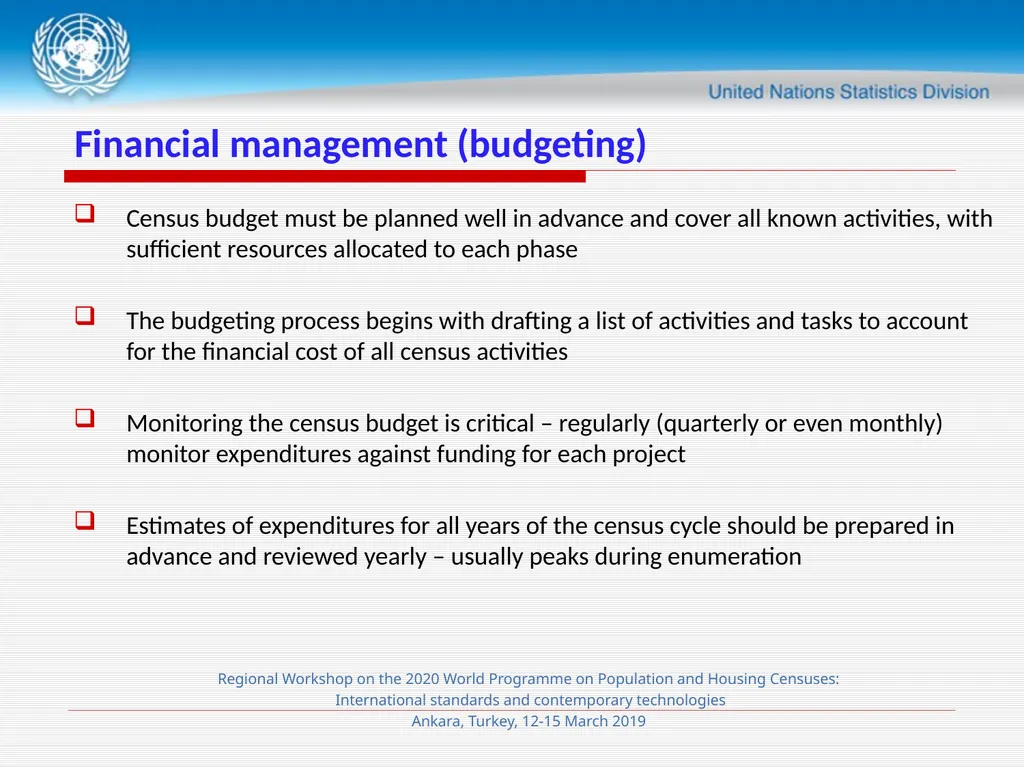 Session 4 Census Planning and Management Meryem - slide 24 of 29