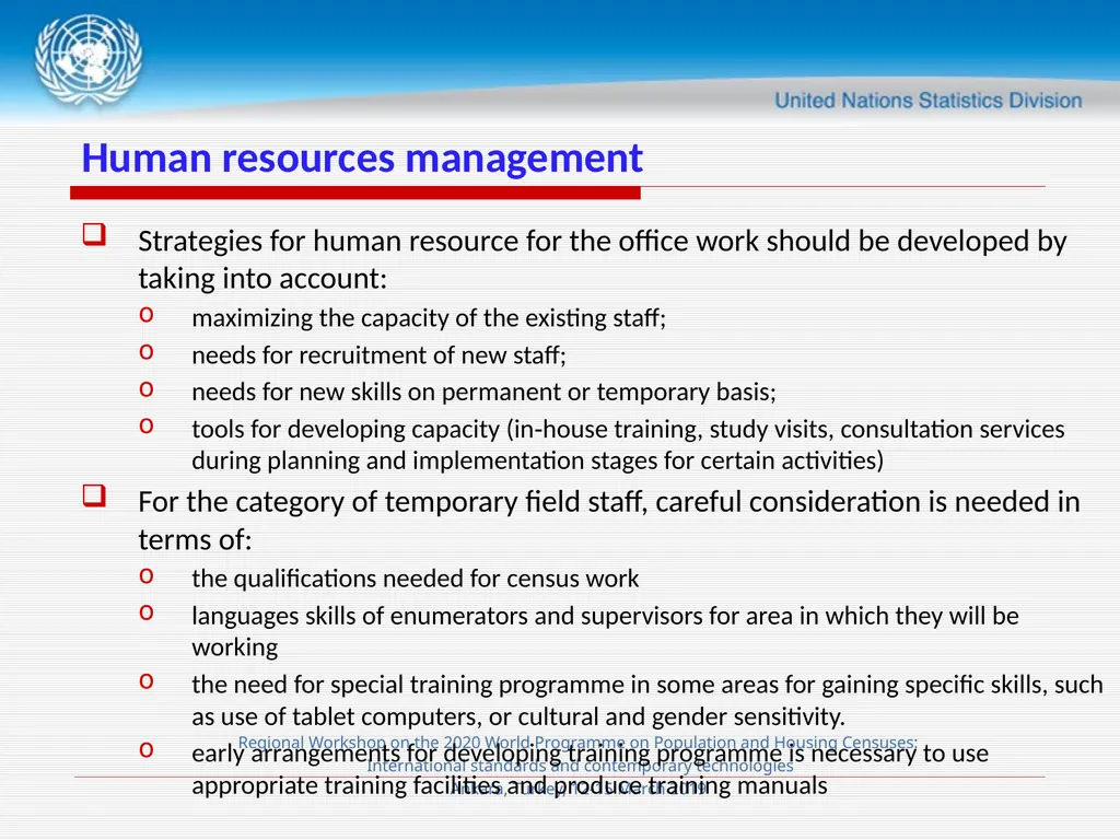 Session 4 Census Planning and Management Meryem - slide 23 of 29