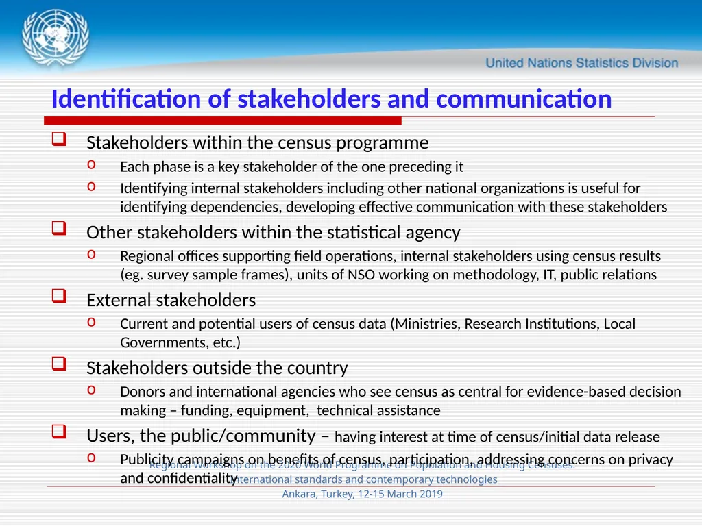 Session 4 Census Planning and Management Meryem - slide 10 of 29