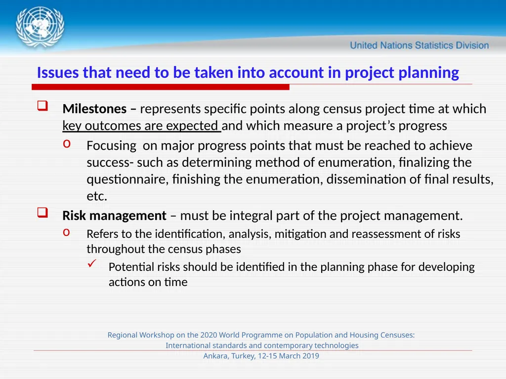 Session 4 Census Planning and Management Meryem - slide 15 of 29