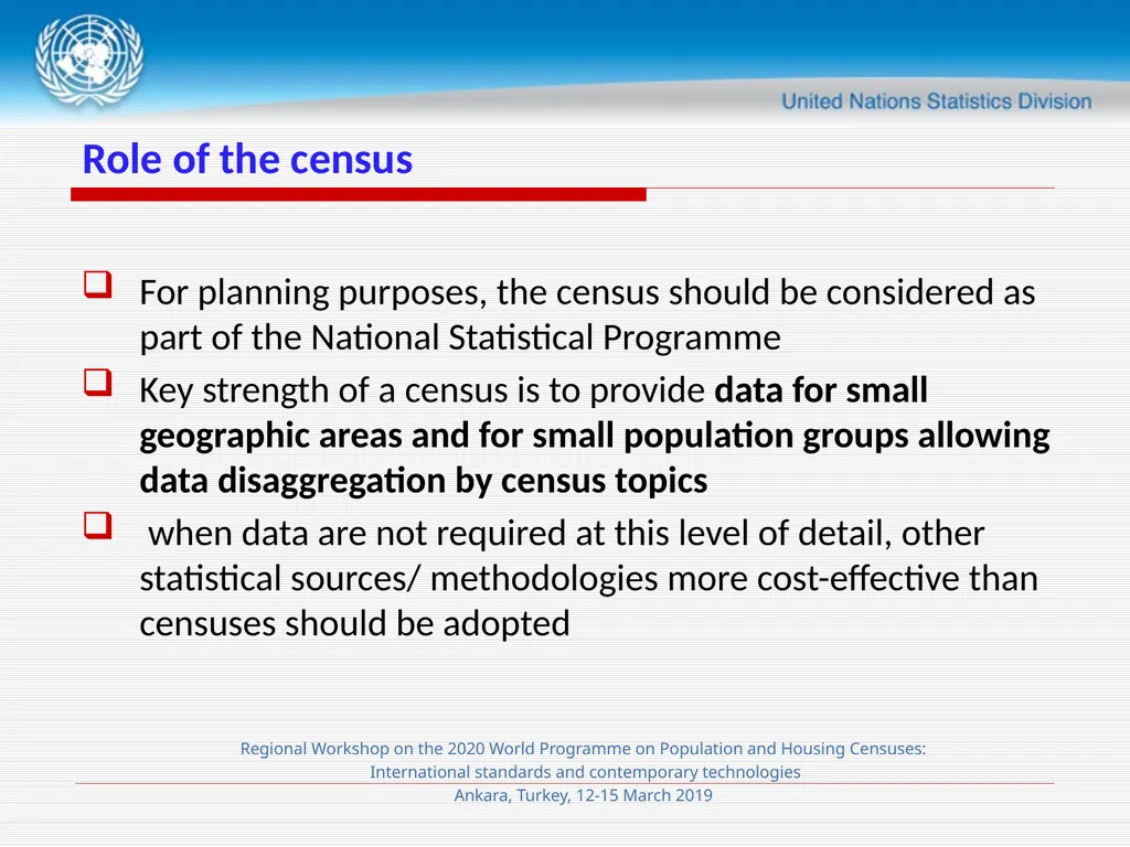 Session 4 Census Planning and Management Meryem - slide 8 of 29