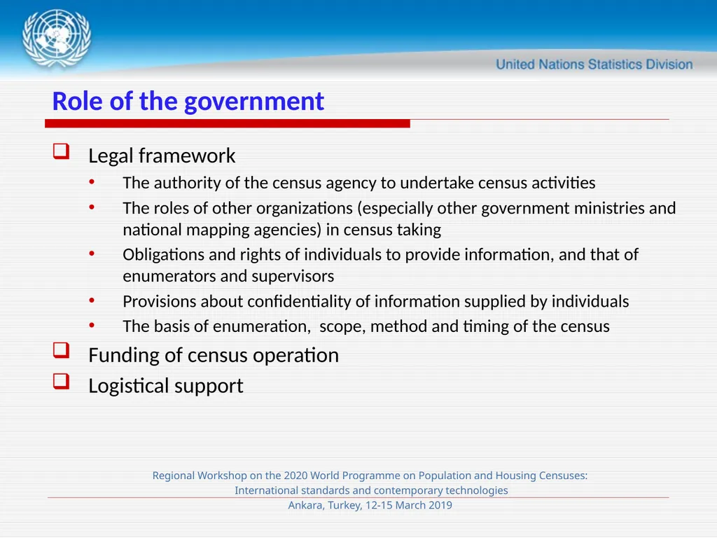 Session 4 Census Planning and Management Meryem - slide 9 of 29