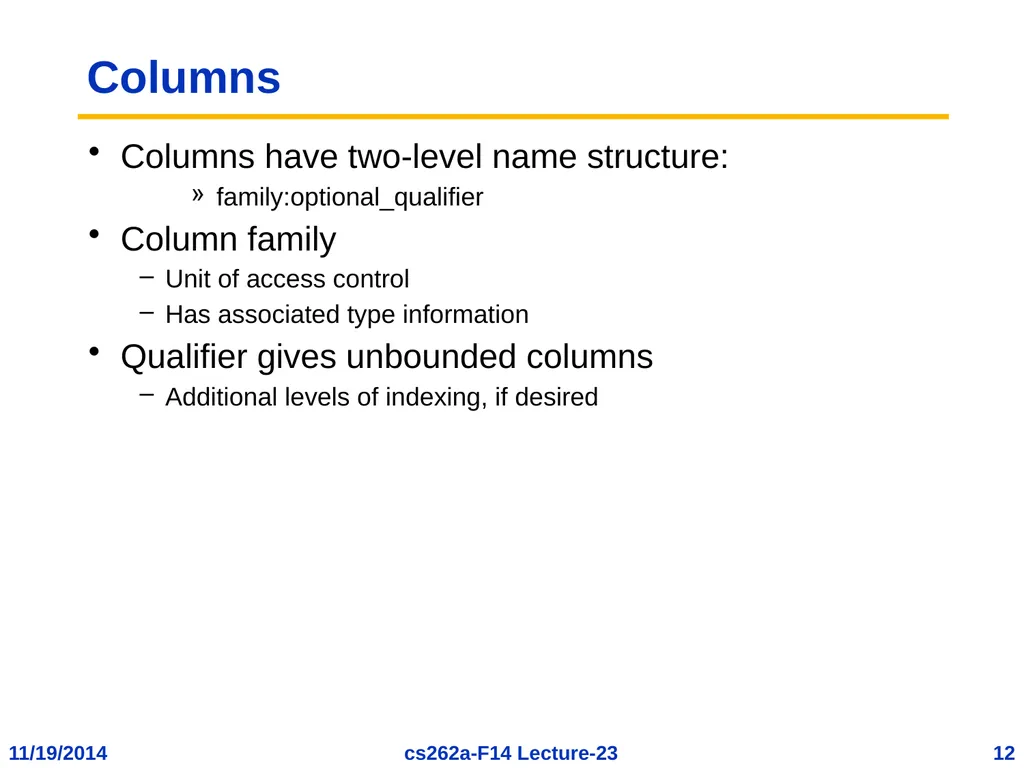 EECS 262a Advanced Topics in Computer Systems - slide 12 of 53