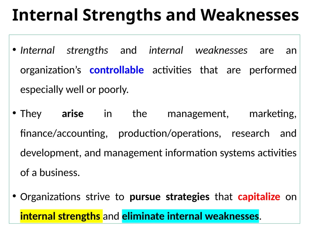 ADVANCED STRATEGIC MANAGEMENT Chapter One OVERVIEW - slide 20 of 40