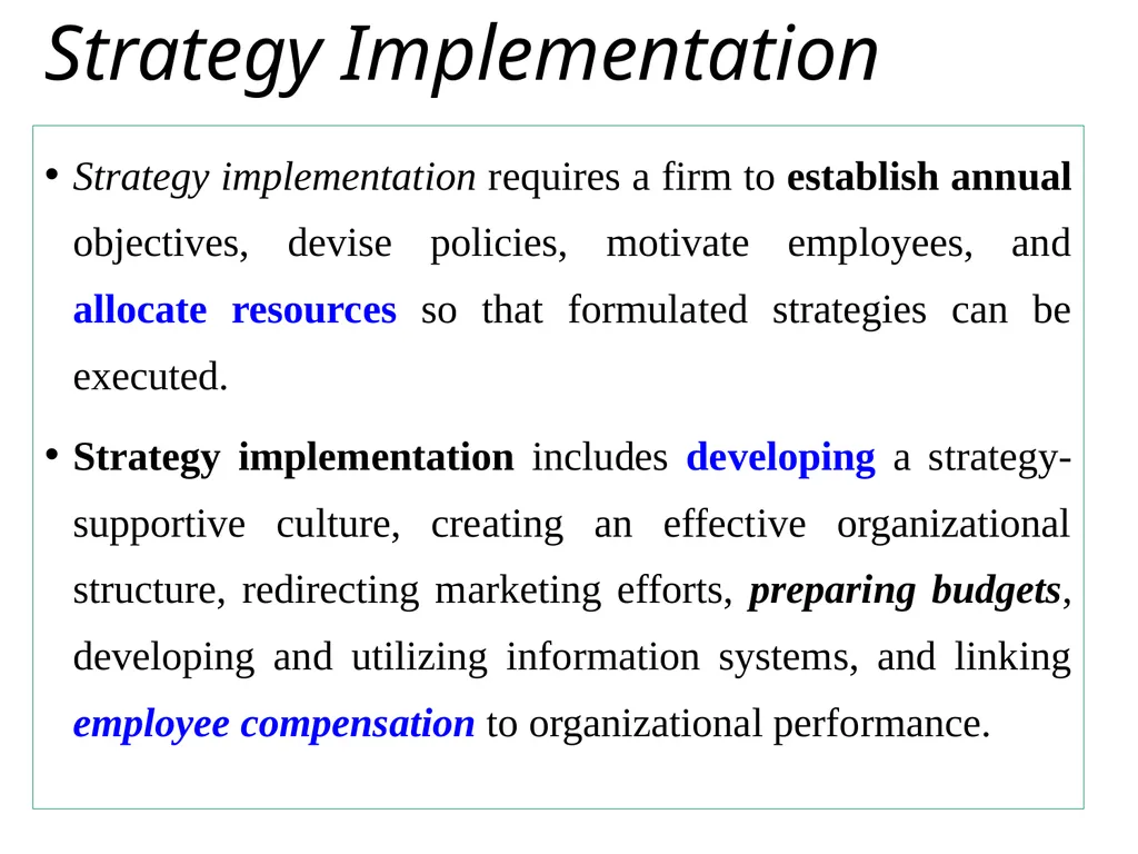ADVANCED STRATEGIC MANAGEMENT Chapter One OVERVIEW - slide 8 of 40
