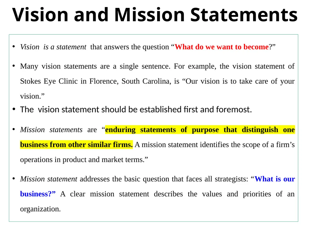 ADVANCED STRATEGIC MANAGEMENT Chapter One OVERVIEW - slide 18 of 40