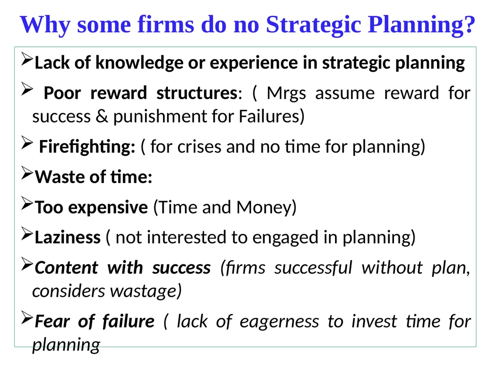 ADVANCED STRATEGIC MANAGEMENT Chapter One OVERVIEW - slide 34 of 40