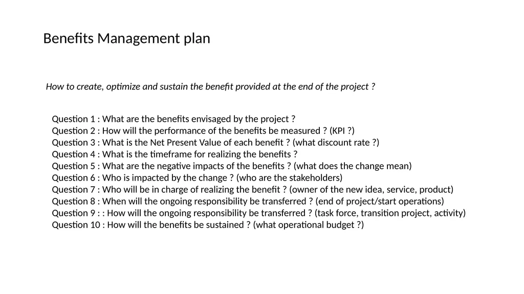 OpenSE 2.0 Task force Task Force II : Project - slide 11 of 13
