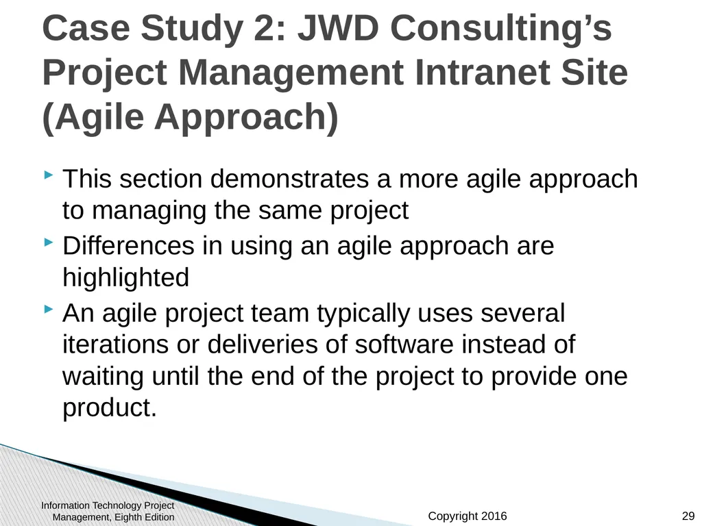 Chapter 3: The Project Management Process Groups: - slide 29 of 44