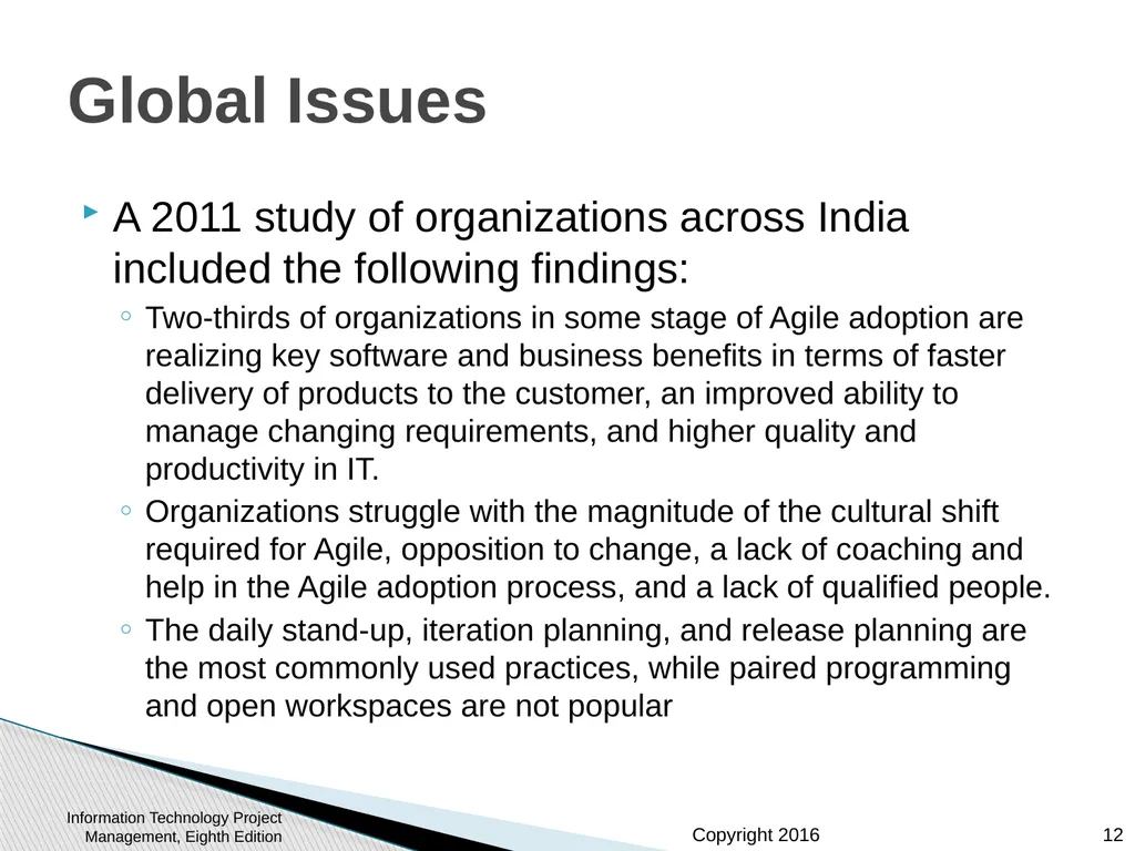 Chapter 3: The Project Management Process Groups: - slide 12 of 44