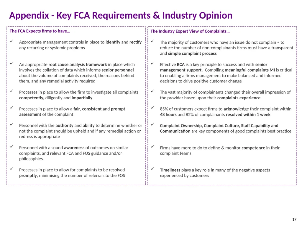 CPD Lunchtime Meeting Complaints Implementation of - slide 17 of 17