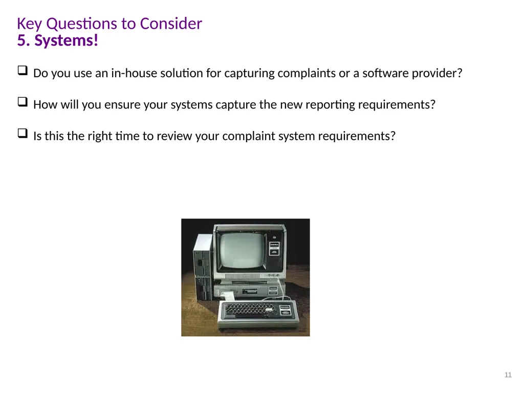 CPD Lunchtime Meeting Complaints Implementation of - slide 11 of 17